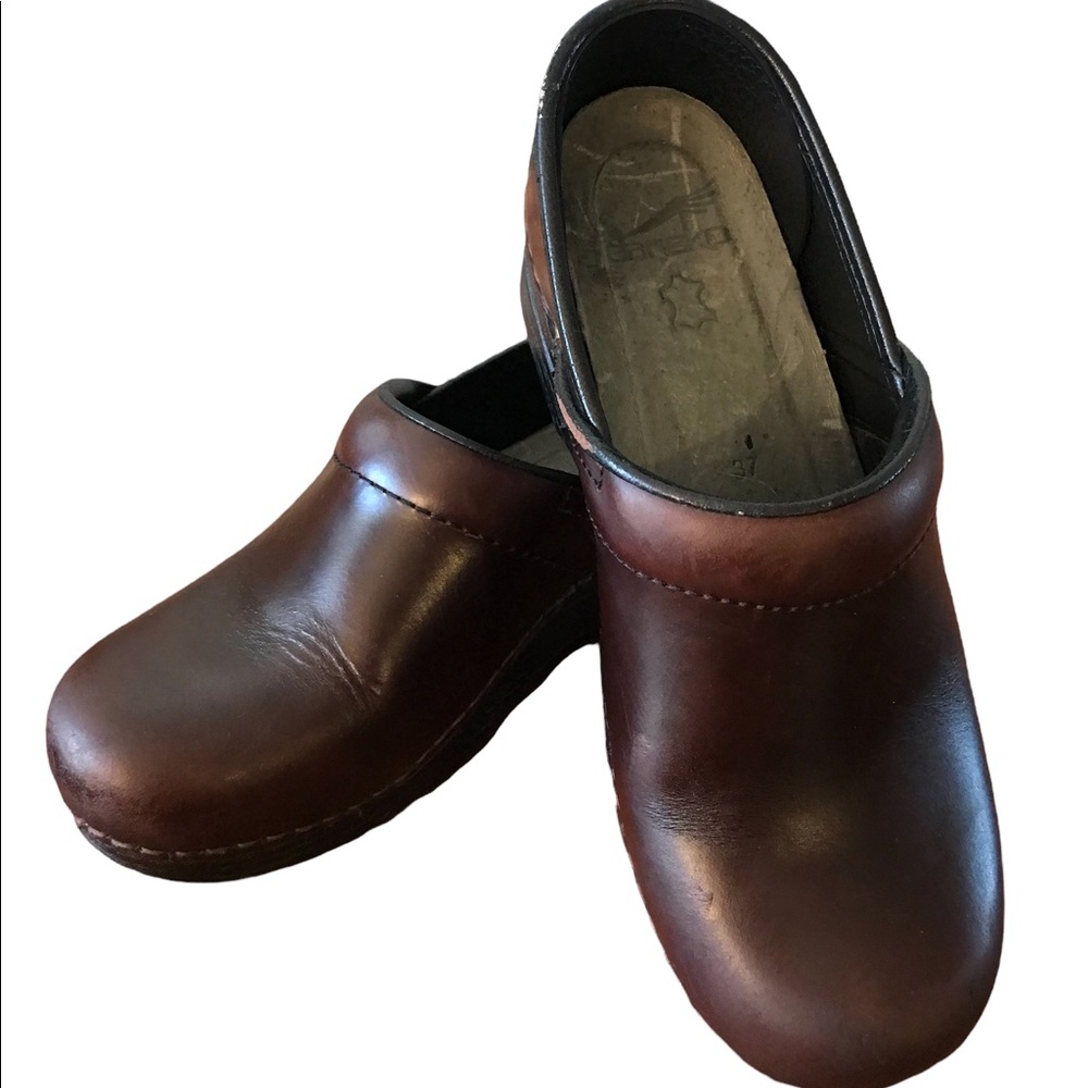 Dansko leather clogs